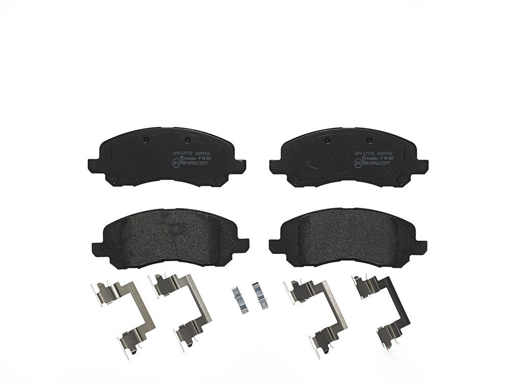 BREMBO Brake pad set HYUNDAI,MITSUBISHI,JEEP P 18 001 7741D866,8402D1285,05191231AA 068020494AA,068020494AB,5191217AA,5191231AA,68020494AA,68020494AB