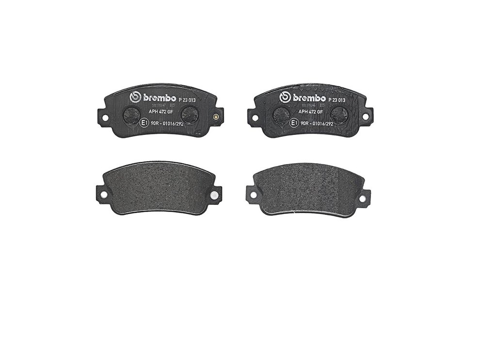 BREMBO Brake pad set FIAT,SEAT,LANCIA P 23 013 5951671,71748384,77362266 791235,791906,792538,792552,SE021165081A,SE021165081B,SE022165081B,0792589
