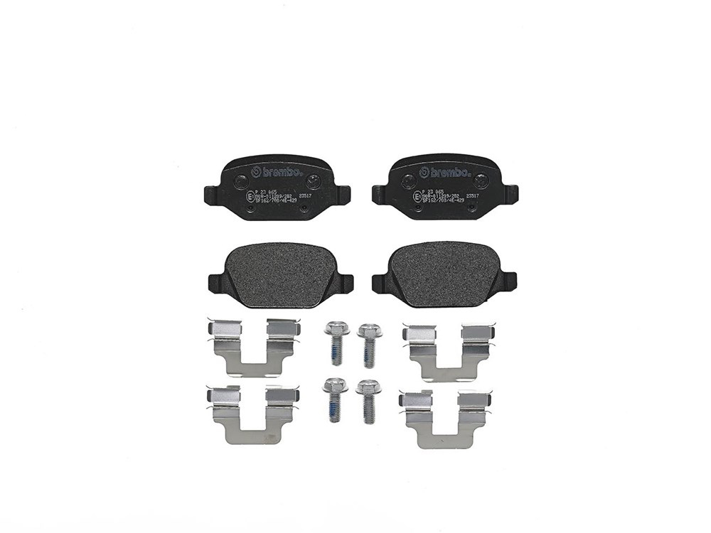 BREMBO Brake pad set PRIME LINE excl. wear warning contact P 23 065 Brake pads,Brake pad set, disc brake FIAT,ALFA ROMEO,LANCIA,Linea (323_, 110_)