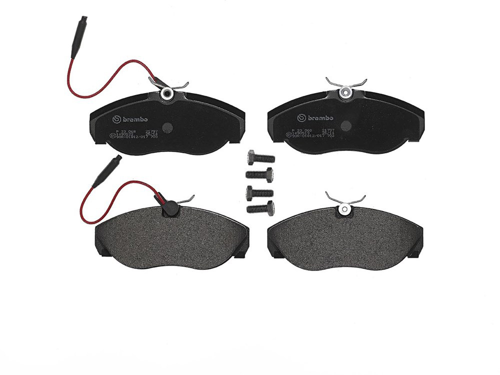BREMBO Brake pad set FIAT,PEUGEOT,CITROËN P 23 068 7556D676,1611458080,1617280480 425116,425117,425451,E172031,71752980,71770972,77362212,9945788