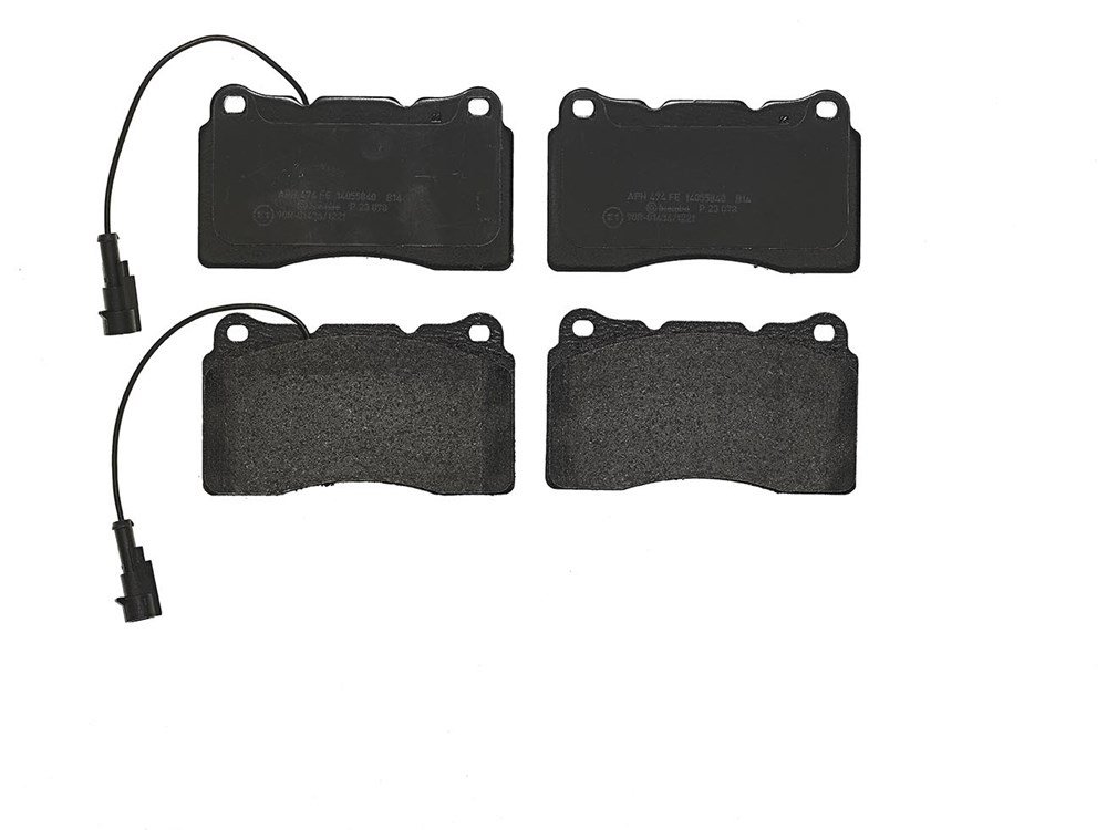 BREMBO Brake pad set RENAULT,VOLVO,ALFA ROMEO P 23 078 6001073124,71770977,773363336 77362226,77363328,77363336,77363545,77364265,9948030,9948557