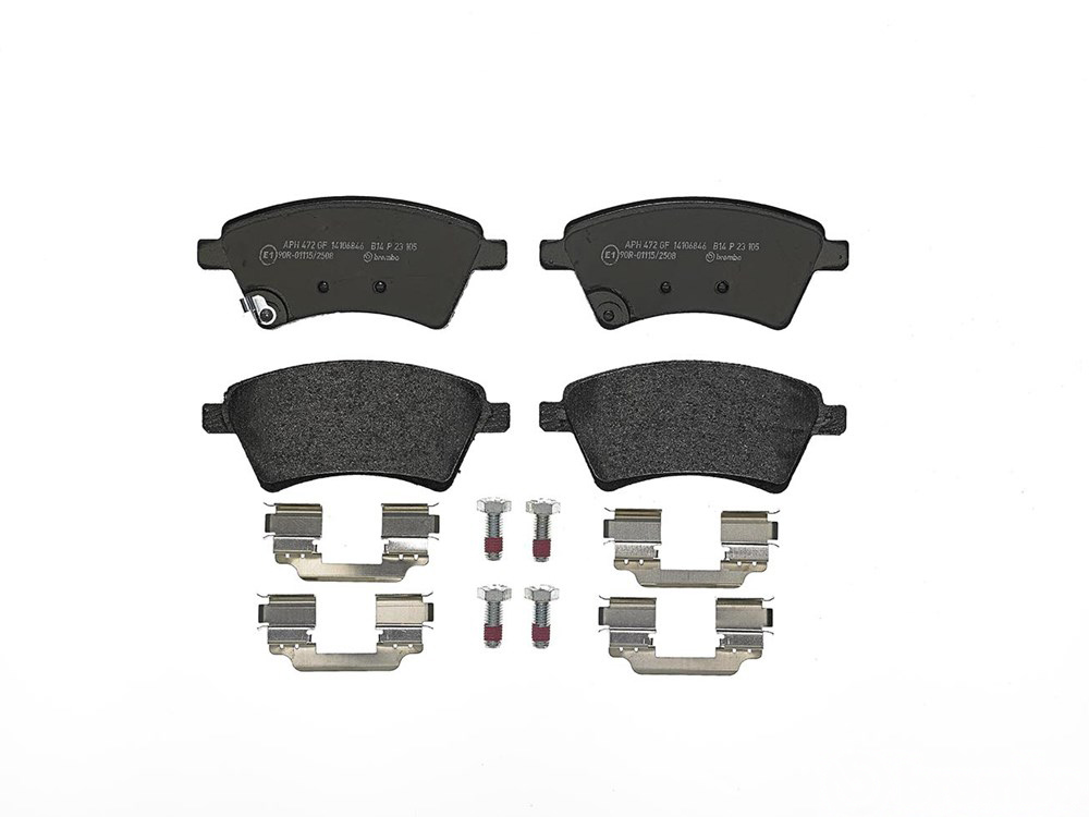 BREMBO Brake pad set FIAT,SUZUKI P 23 105 0000071773147,71742853,71750033 71773147,5581079J00,5581079J00000,5581079J00L00,5581079J00PPS,5581079J10