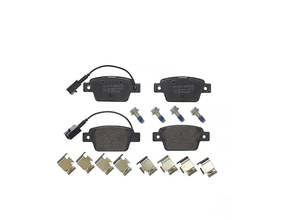 BREMBO Brake pad set PRIME LINE incl. wear warning contact P 23 135 Brake pads,Brake pad set, disc brake FIAT,CHRYSLER,LANCIA,BRAVO II (198)