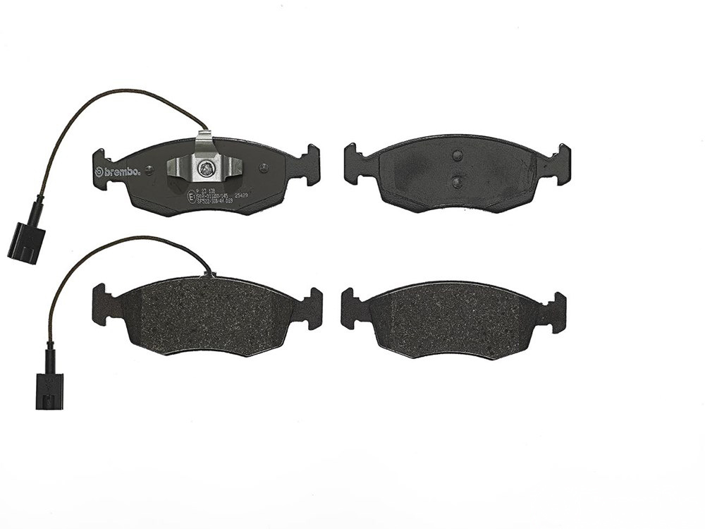 BREMBO Brake pad set PRIME LINE incl. wear warning contact P 23 138 Brake pads,Brake pad set, disc brake FIAT,500 (312),PUNTO EVO (199),500 C (312)
