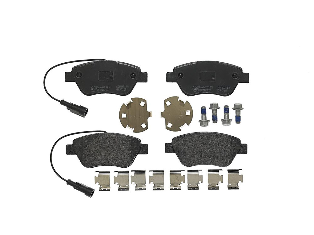 BREMBO Brake pad set FIAT,PEUGEOT,CITROËN P 23 141 1609253280,1618111580,1636412780 4254C8,71770098,71770118,77364874,77365465,77365543,77365651