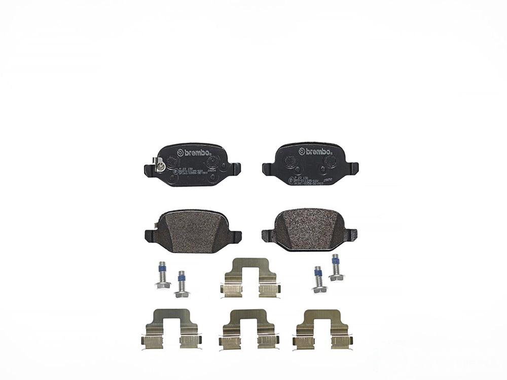 BREMBO Brake pad set PRIME LINE with acoustic wear warning P 23 150 Brake pads,Brake pad set, disc brake FIAT,500L (351_, 352_)