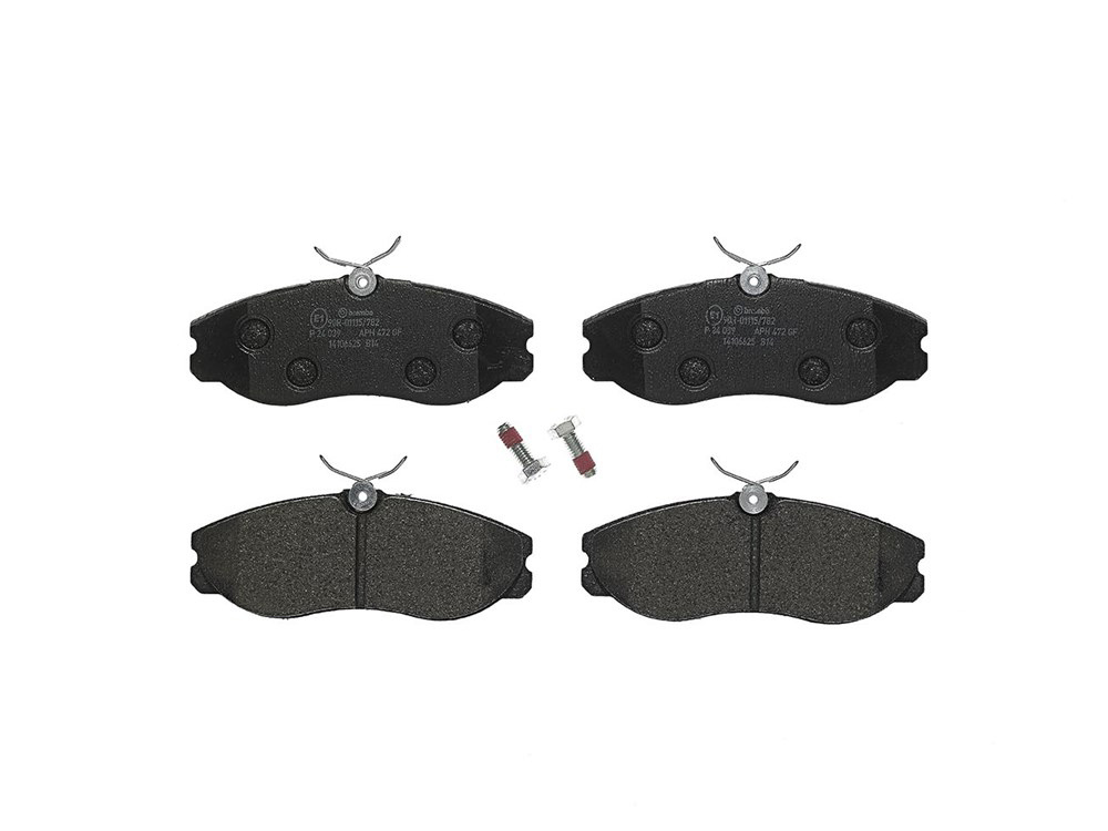BREMBO Brake pad set FORD,NISSAN,LDV P 24 039 7252D362,1203933,1495951 1954459,1954460,1956495,1957042,1L4J2K021AA,1L4J2K021AB,410600F025,410602X825