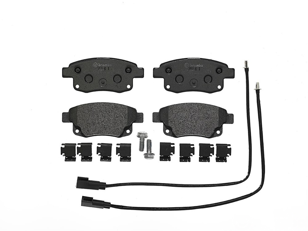 BREMBO Brake pad set PRIME LINE incl. wear warning contact P 24 066 Brake pads,Brake pad set, disc brake FORD,Transit Mk6 Kasten (V347, V348, FA)