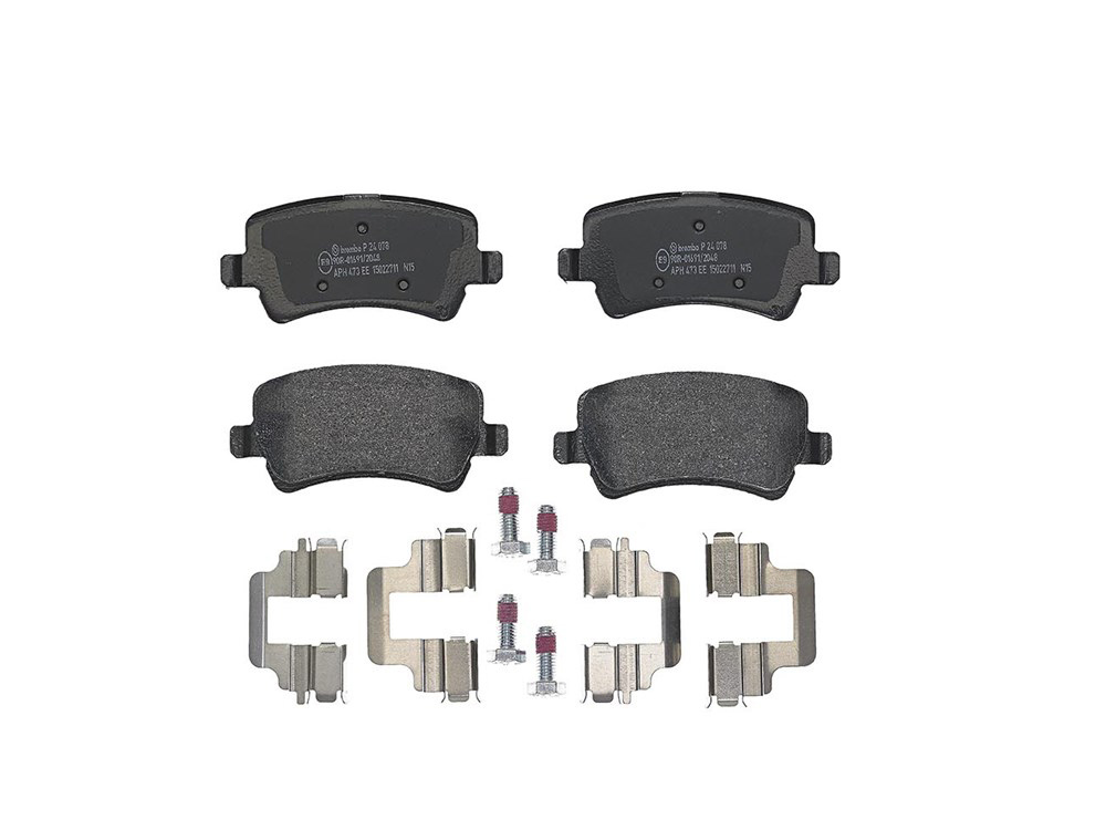 BREMBO Brake pad set FORD,VOLVO,LAND ROVER P 24 078 1426143,1426144,1439866 1459450,1503969,1566233,1655233,1752093,1916606,6G912M008AA,6G912M008BA