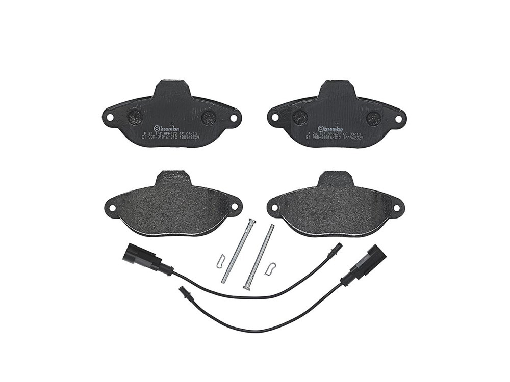 BREMBO Brake pad set FORD,FIAT P 24 147 0000077365816,6001073453,77364635 77365191,77365306,77365816,1559698,1575620,1669578,1675620,1731172,1736940