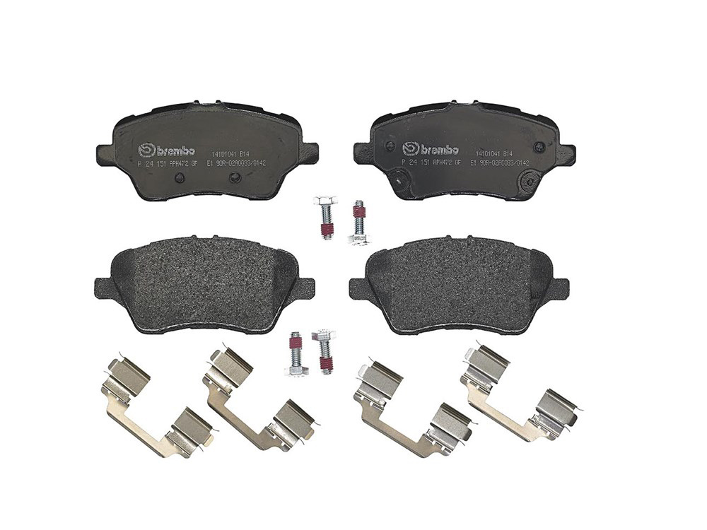 BREMBO Brake pad set FORD P 24 151 1751951,1765066,1775672 1785193,1848532,1860476,2236050,AY112K021BA,AY112K021BB,AY112K021BC,AY112K021BD,AY112K021CA