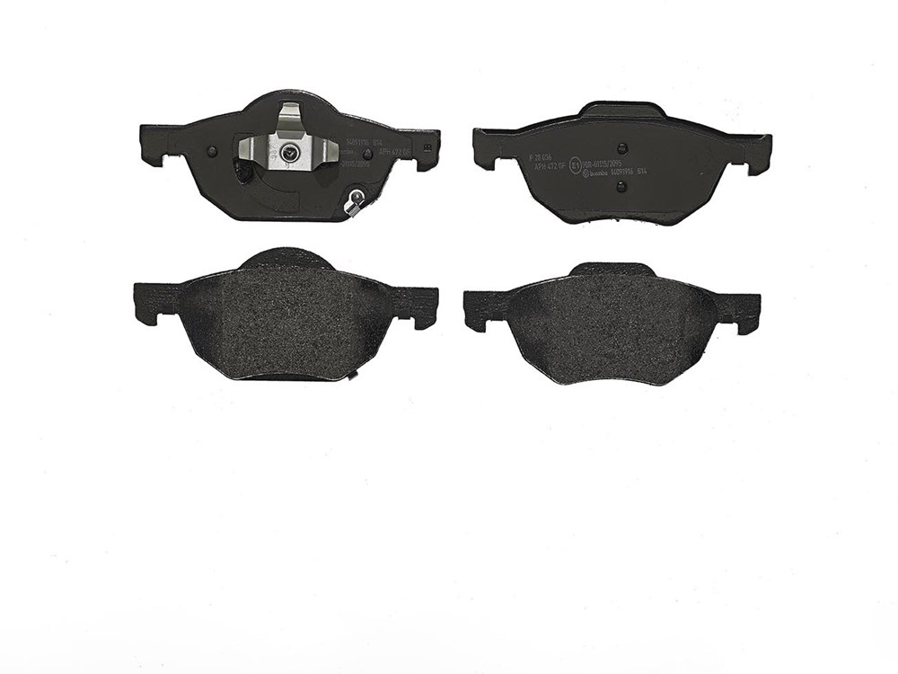 BREMBO Brake pad set PRIME LINE with acoustic wear warning P 28 036 Brake pads,Brake pad set, disc brake HONDA,Accord VII Limousine (CL, CN)