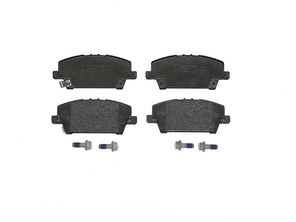 BREMBO Brake pad set PRIME LINE with acoustic wear warning P 28 037 Brake pads,Brake pad set, disc brake HONDA,CIVIC VIII Hatchback (FN, FK)