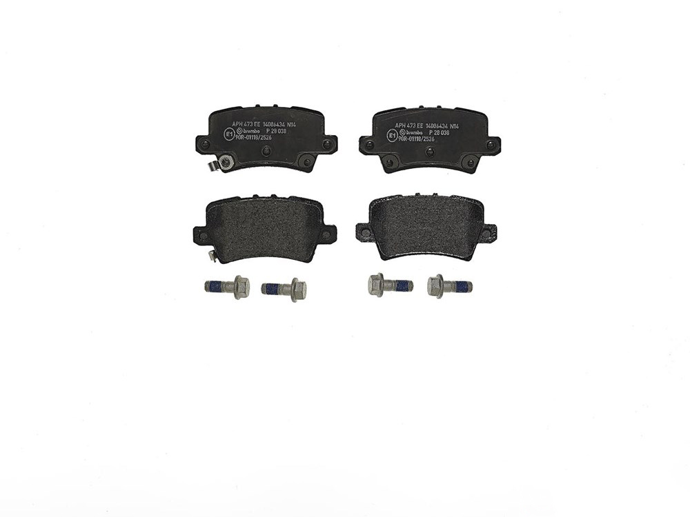 BREMBO Brake pad set PRIME LINE with acoustic wear warning P 28 038 Brake pads,Brake pad set, disc brake HONDA,CIVIC VIII Hatchback (FN, FK)