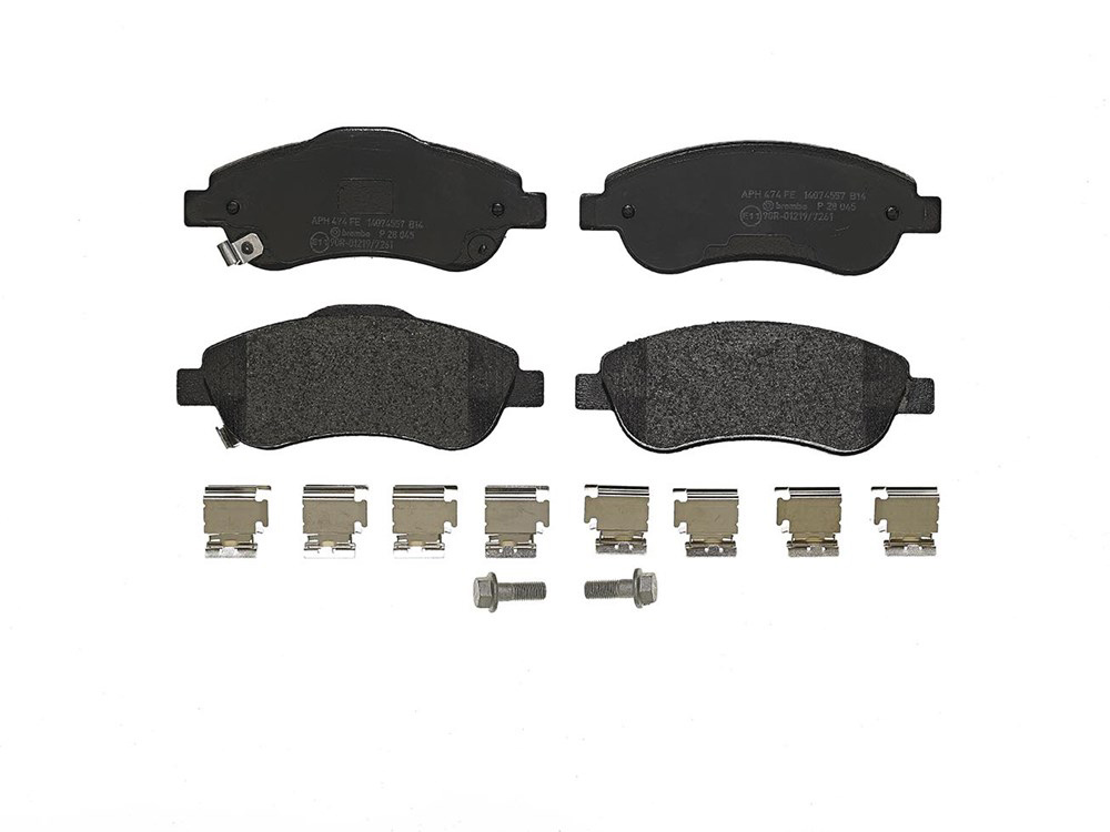 BREMBO Brake pad set PRIME LINE with acoustic wear warning P 28 045 Brake pads,Brake pad set, disc brake HONDA,CR-V III (RE),CR-V IV (RM_)