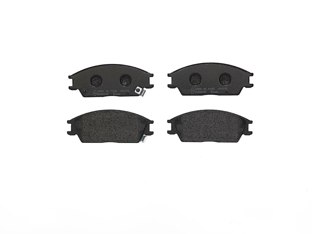 BREMBO Brake pad set HYUNDAI P 30 024 7178D273,7293AD440,7293D440 7376D440,7376D497,45022SA6600,45022SA6N50,45022SA6N52,581011CA00,5810122A00