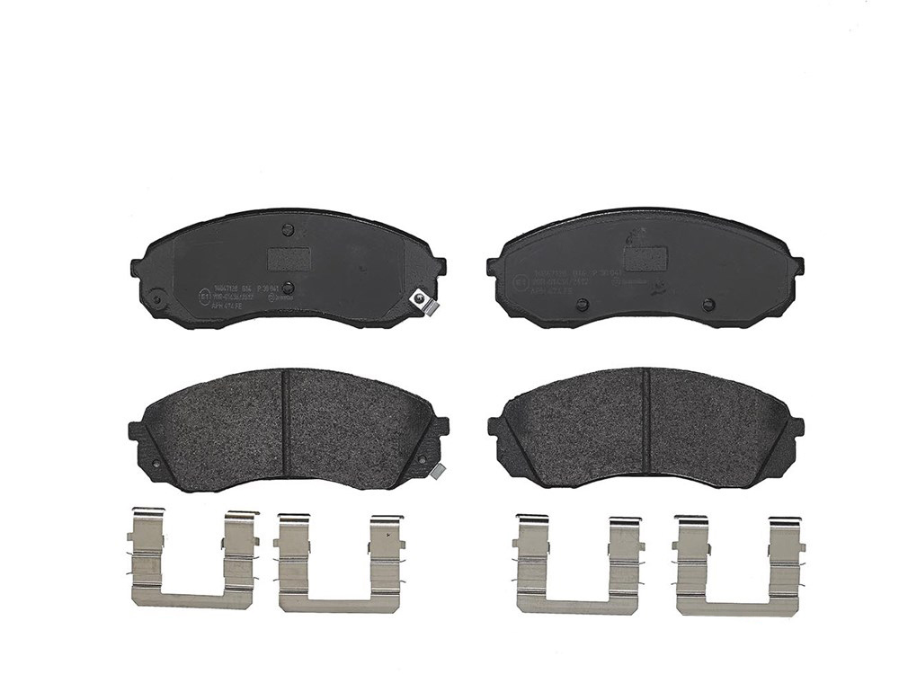BREMBO Brake pad set PRIME LINE with acoustic wear warning P 30 041 Brake pads,Brake pad set, disc brake HYUNDAI,KIA,H-1 Travel (TQ),H-1 Cargo (TQ)