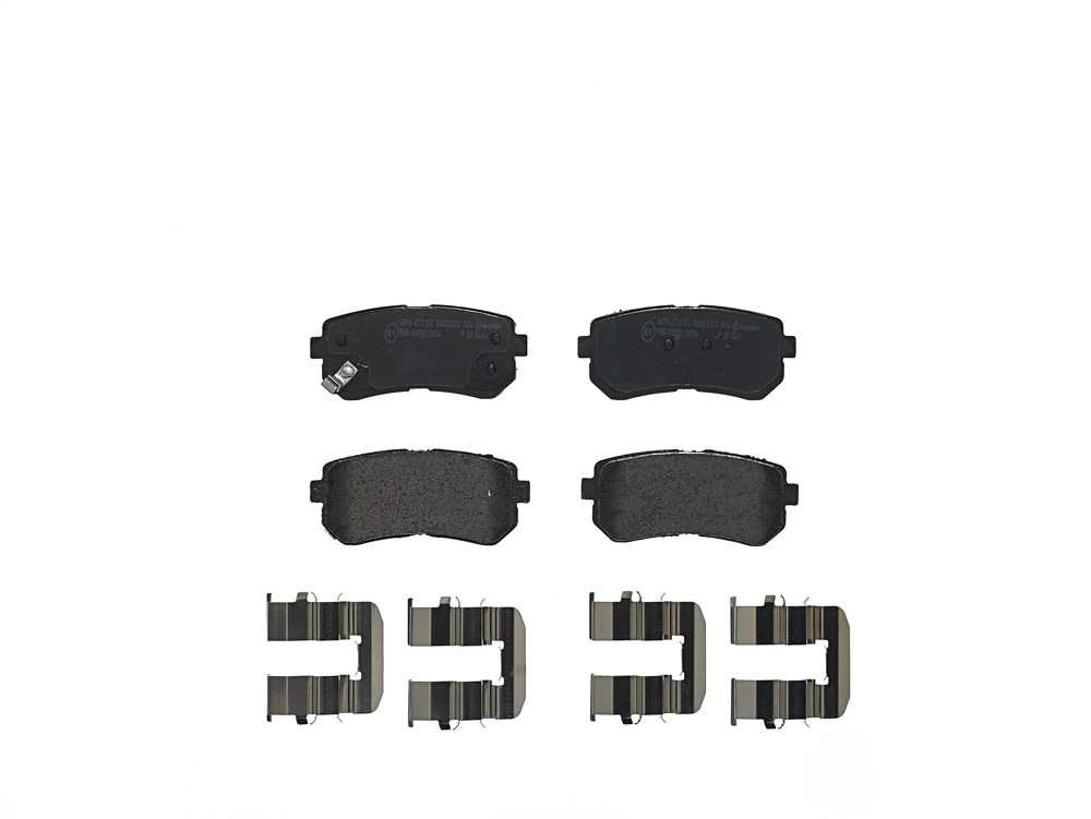 BREMBO Brake pad set PRIME LINE with acoustic wear warning P 30 046 Brake pads,Brake pad set, disc brake HYUNDAI,i20 (PB, PBT),i20 Schrägheck (GB, IB)