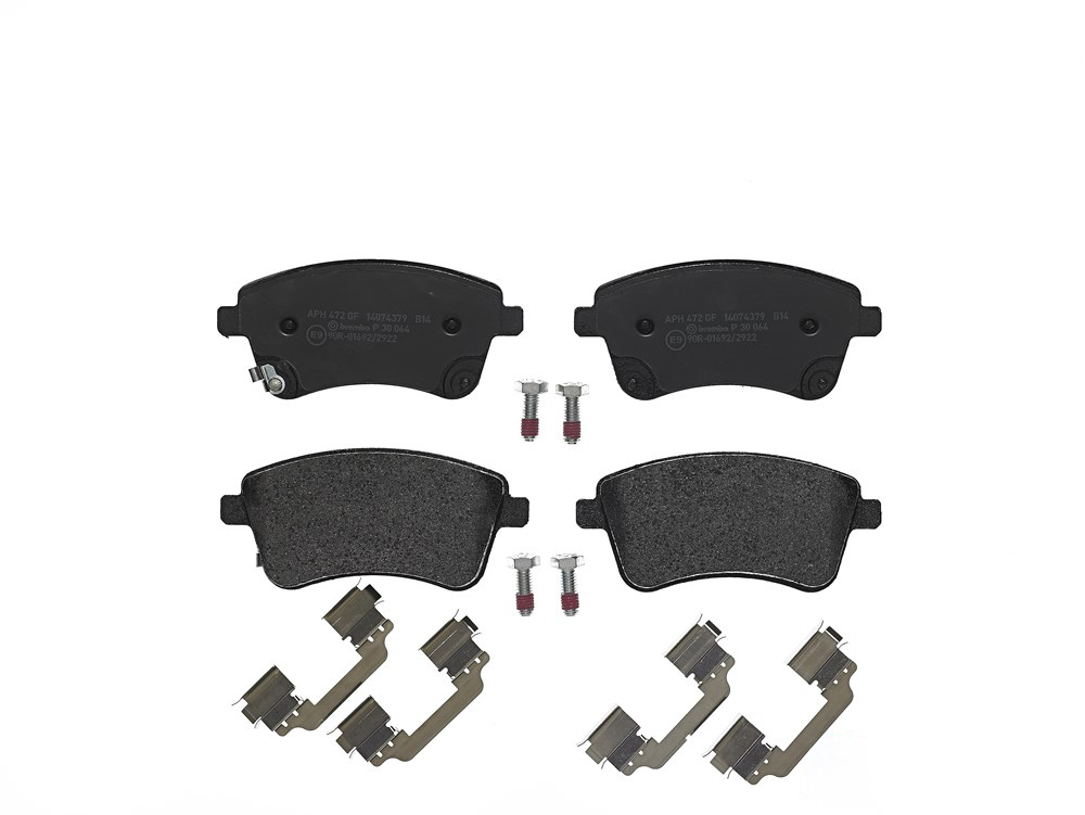 BREMBO Brake pad set PRIME LINE with acoustic wear warning P 30 064 Brake pads,Brake pad set, disc brake KIA,VENGA (YN),Venga Kasten / Schrägheck (YN)