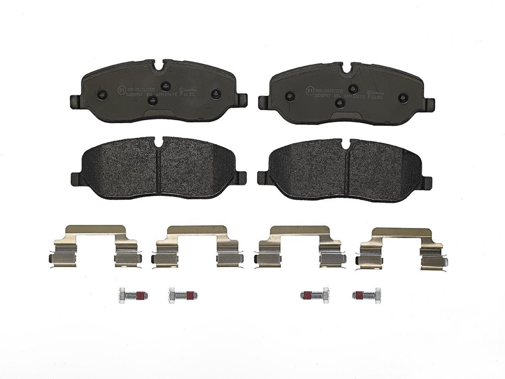 BREMBO Brake pad set PRIME LINE prepared for wear indicator P 44 014 Brake pads,Brake pad set, disc brake LAND ROVER,Range Rover Sport (L320)
