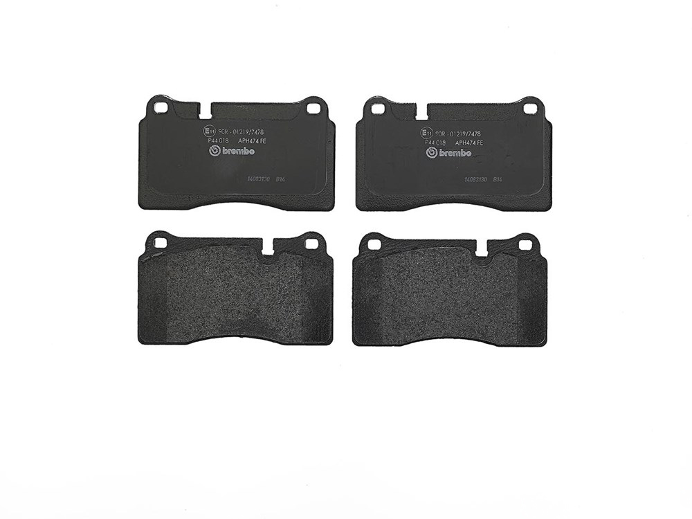 BREMBO Brake pad set PRIME LINE prepared for wear indicator P 44 018 Brake pads,Brake pad set, disc brake LAND ROVER,Range Rover Sport (L320)