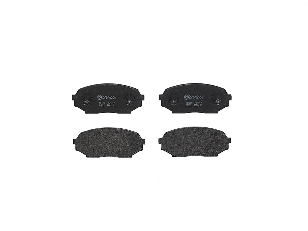BREMBO Brake pad set MAZDA P 49 017 7337D457,7337D525,7348D457 7348D468,8943659811,8970118921,8970138310,1U143328Z,N0Y13323Z,N0Y13323ZA,N0Y13328Z