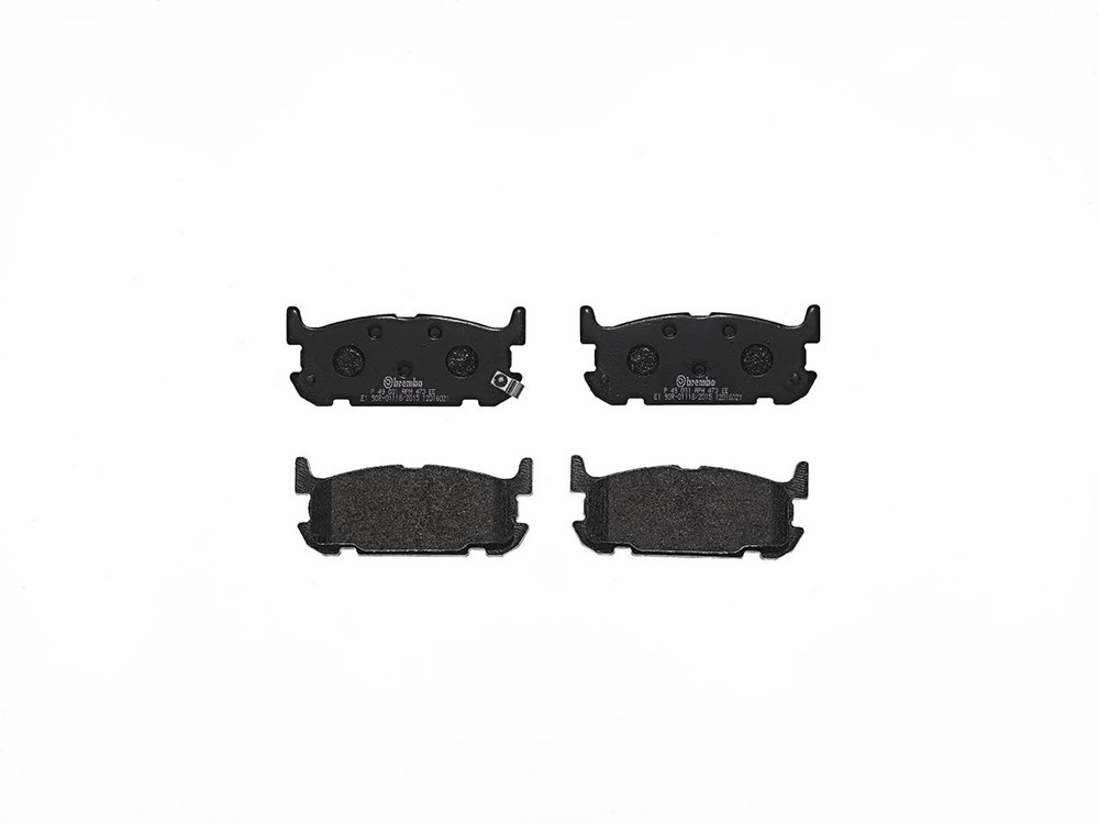 BREMBO Brake pad set PRIME LINE with acoustic wear warning P 49 031 Brake pads,Brake pad set, disc brake MAZDA,MX-5 II (NB)