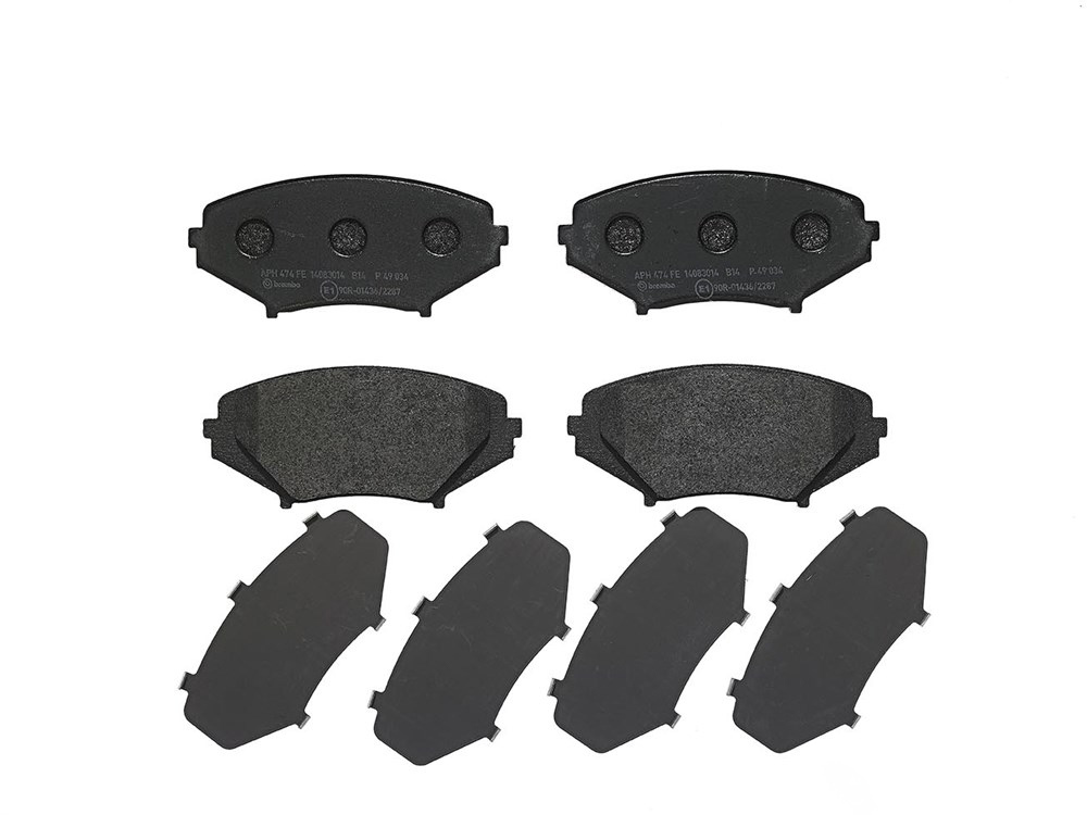 BREMBO Brake pad set MAZDA P 49 034 7913D1009,F1Y13323ZB,F1Y13323ZC F1Y13328ZA,F1Y13328ZB,F1Y13328ZC,F1Y23328Z,F1Y43323Z,F1Y43328Z,F1Y73323Z,F1YA3328Z