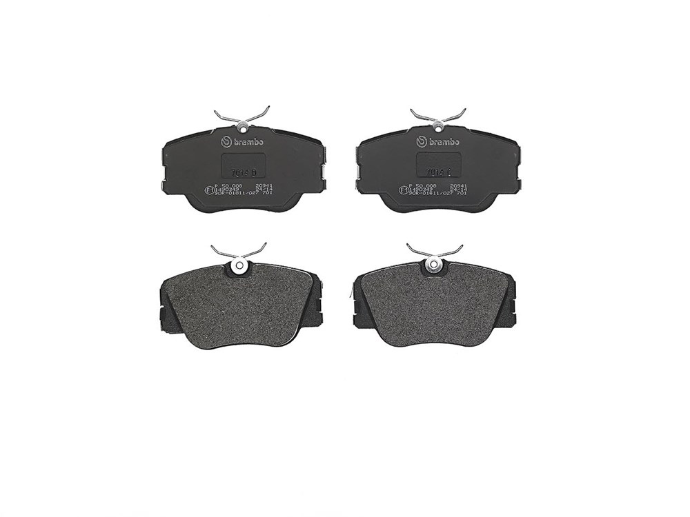 BREMBO Brake pad set PRIME LINE excl. wear warning contact P 50 008 Brake pads,Brake pad set, disc brake MERCEDES-BENZ,190 (W201),Stufenheck (W124)