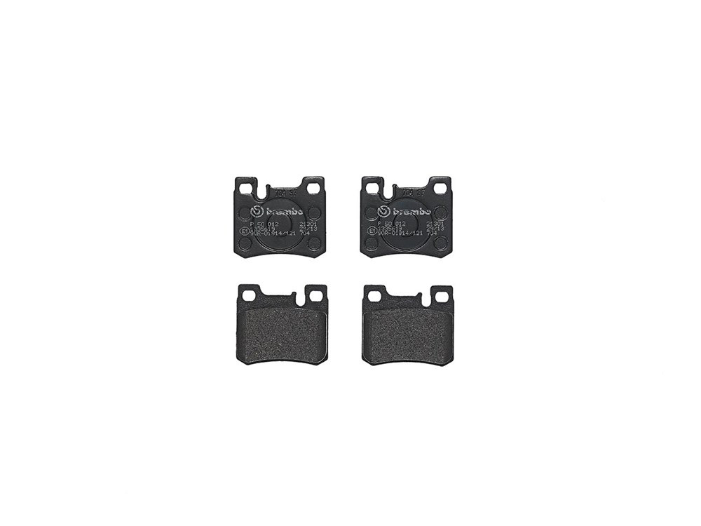 BREMBO Brake pad set PRIME LINE prepared for wear indicator P 50 012 Brake pads,Brake pad set, disc brake MERCEDES-BENZ,190 (W201),Stufenheck (W124)