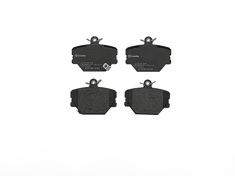 BREMBO Brake pad set PRIME LINE with acoustic wear warning P 50 038 Brake pads,Brake pad set, disc brake SMART,FORTWO Coupe (451),CITY-COUPE (450)