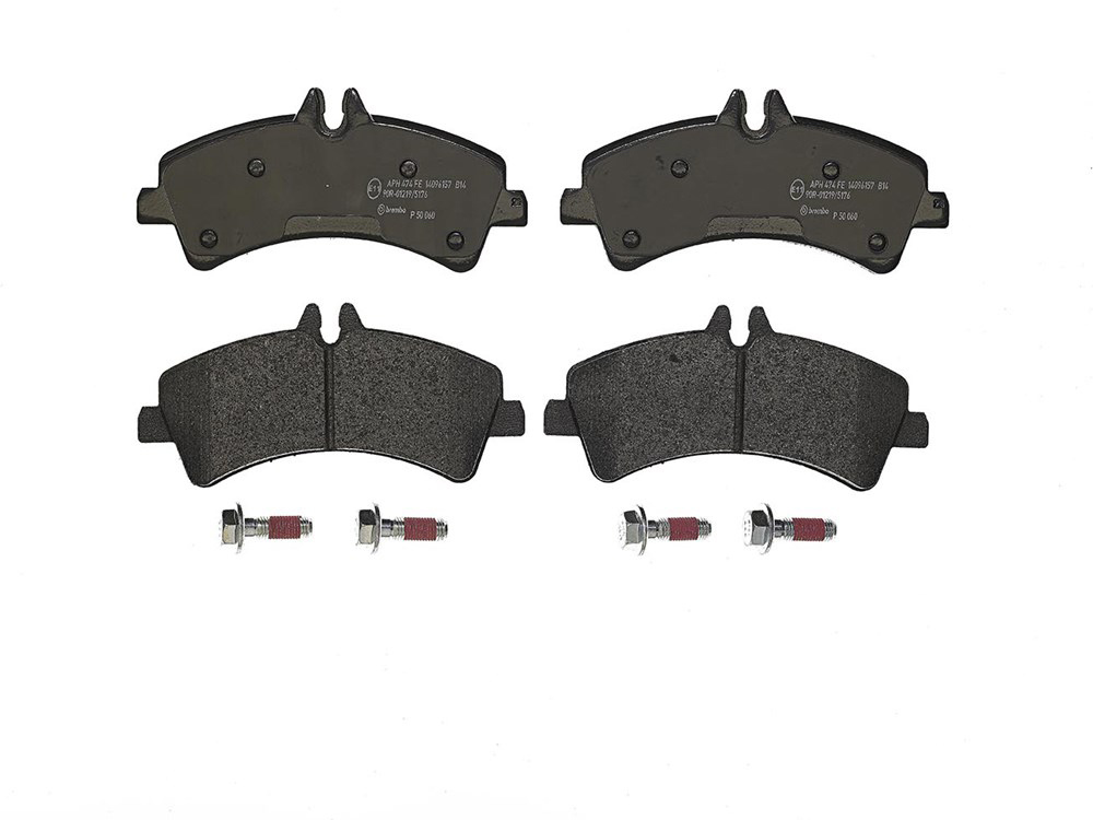 BREMBO Brake pad set PRIME LINE prepared for wear indicator P 50 060 Brake pads,Brake pad set, disc brake VW,MERCEDES-BENZ,CRAFTER 30-50 Kasten (2E_)