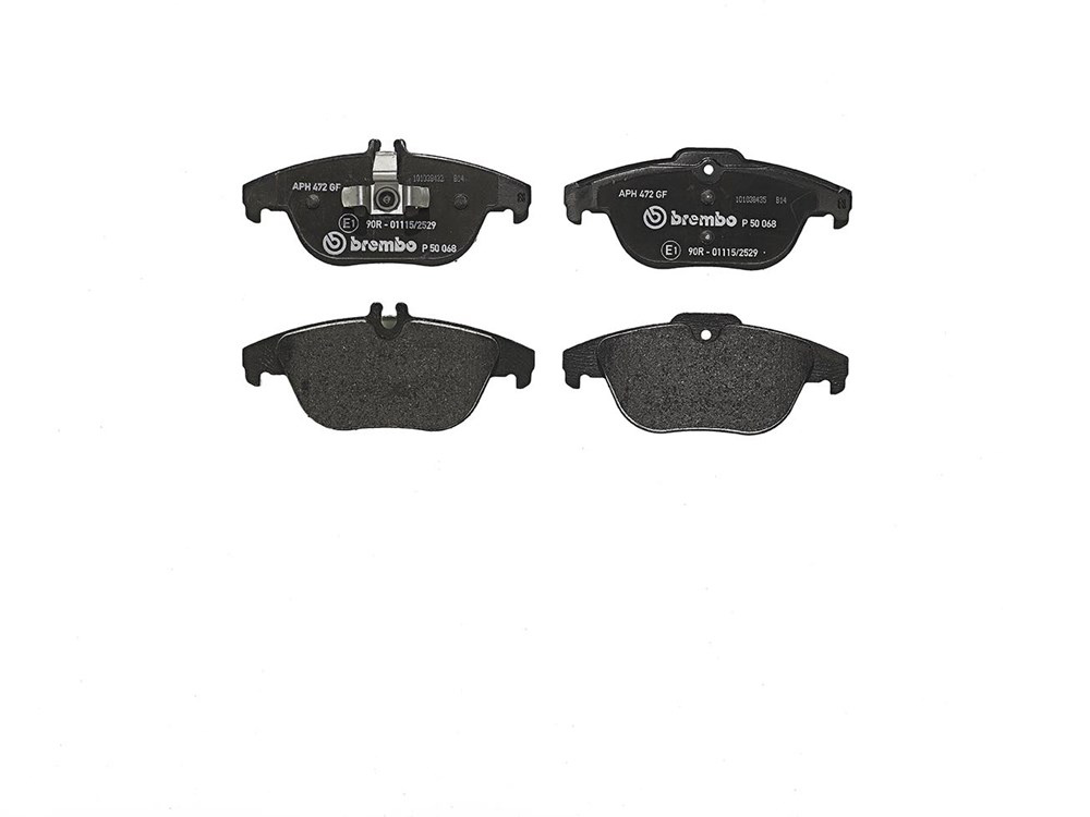 BREMBO Brake pad set PRIME LINE prepared for wear indicator P 50 068 Brake pads,Brake pad set, disc brake MERCEDES-BENZ,C-Klasse Limousine (W204)