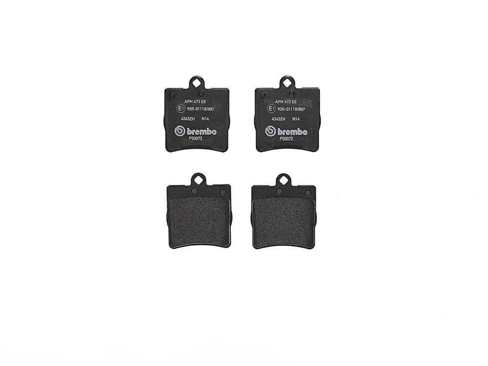 BREMBO Brake pad set MERCEDES-BENZ P 50 072 7647D779,7657D779,0004207904 0024207120,002420712037,0024207420,0034202720,00342027200090,003420272037
