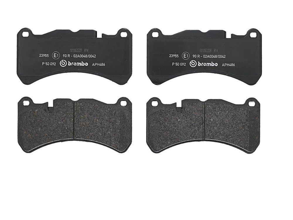 BREMBO Brake pad set PRIME LINE prepared for wear indicator P 50 092 Brake pads,Brake pad set, disc brake MERCEDES-BENZ,MASERATI,SLK (R171),CLK (C209)