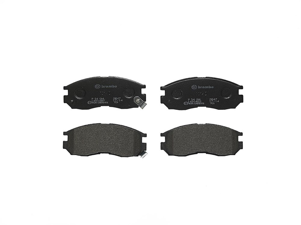 BREMBO Brake pad set HYUNDAI,HONDA,MITSUBISHI P 54 014 7365D384,7365D484,4615A069 MR205143,MR493551,MR569588,4615A069,MR493551,3501500CA01,58101M2A01