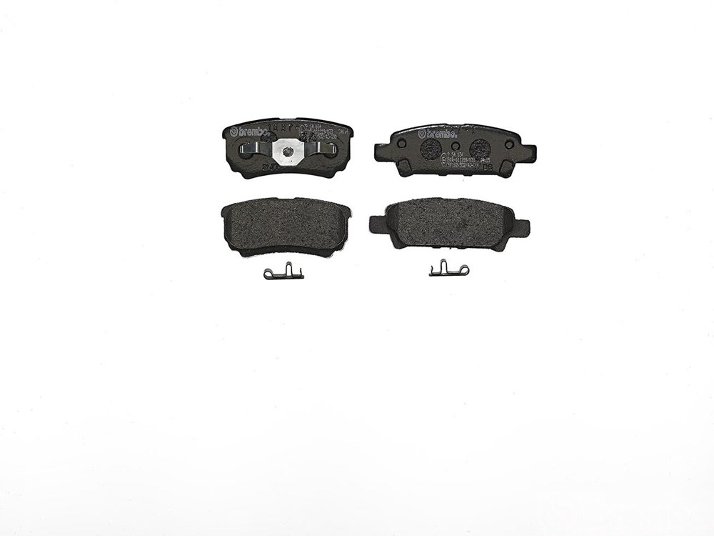 BREMBO Brake pad set PRIME LINE with acoustic wear warning P 54 034 Brake pads,Brake pad set, disc brake HYUNDAI,MITSUBISHI,JEEP,H-1 Cargo (TQ)