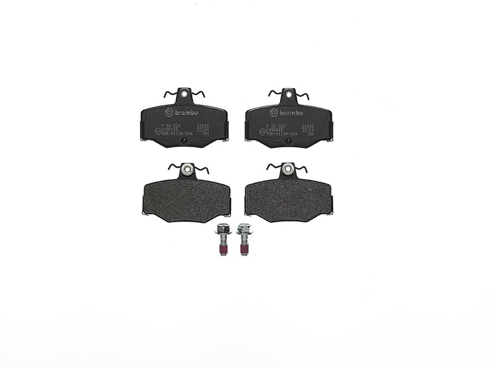 BREMBO Brake pad set PRIME LINE excl. wear warning contact P 56 024 Brake pads,Brake pad set, disc brake NISSAN,ALMERA II Hatchback (N16)