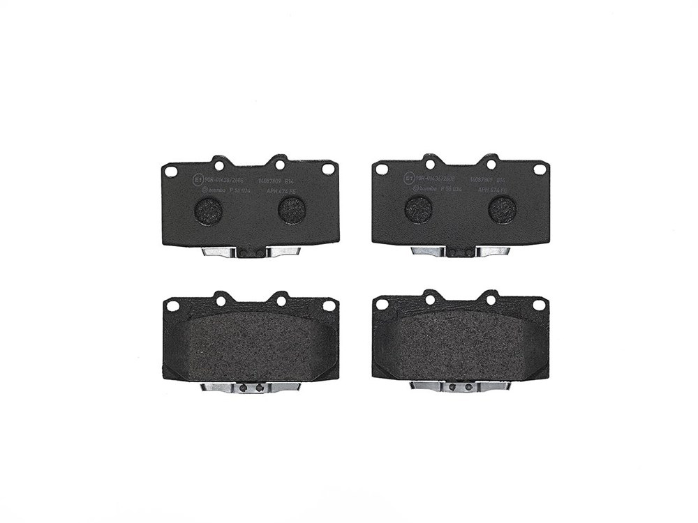 BREMBO Brake pad set NISSAN,SUBARU P 56 034 7340D647,4106021U90,4106074F90 4106074F91,4106074F92,4106074L90,41060AA525,41060AA590,41060AA591
