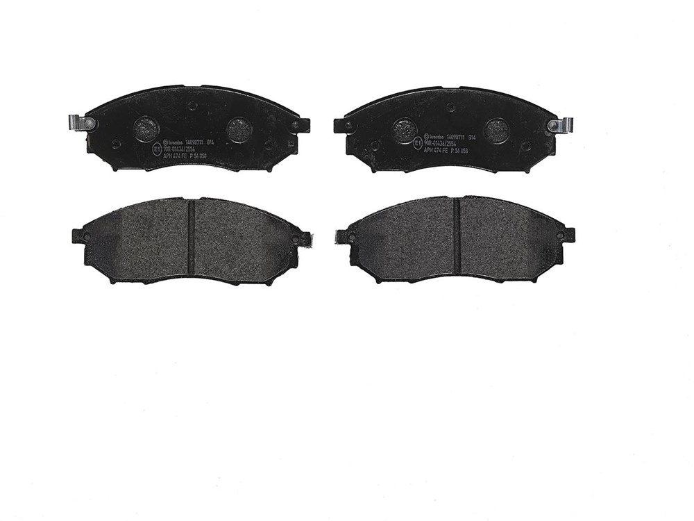 BREMBO Brake pad set RENAULT,NISSAN,INFINITI P 56 058 7766D888,41060AR090,41060AT30J 41060EG090,D1060EG51A,D1060EJ2CA,D1061EG51A,MQ706233,MQ710558