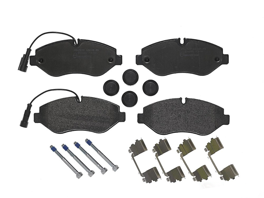 BREMBO Brake pad set PRIME LINE incl. wear warning contact P 56 066 Brake pads,Brake pad set, disc brake NISSAN,RENAULT TRUCKS,Cabstar (F24M, F24W)