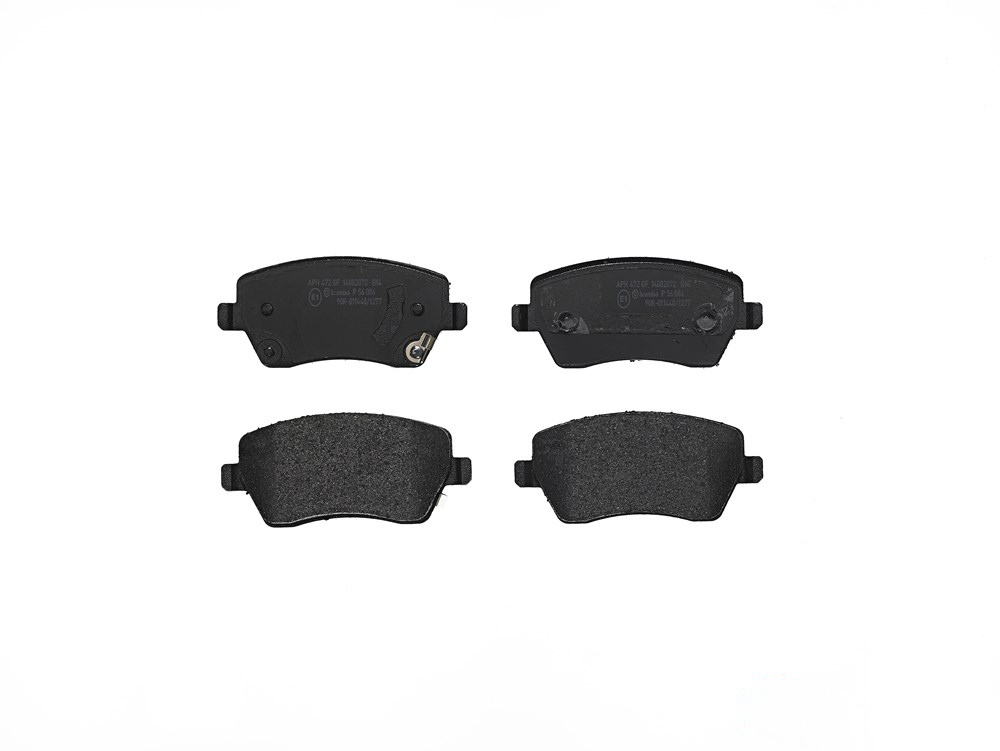 BREMBO Brake pad set PRIME LINE with acoustic wear warning P 56 086 Brake pads,Brake pad set, disc brake RENAULT,NISSAN,Scala (LJM_),MICRA IV (K13)