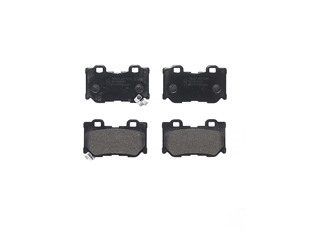 BREMBO Brake pad set NISSAN,INFINITI P 56 095 D40604GH0A,D4060JL00A,D4060JL00J D4060JL00K,D4M60JL00A,D4M60JL00E,AY060NS046,AY060NS049,AY060NS054
