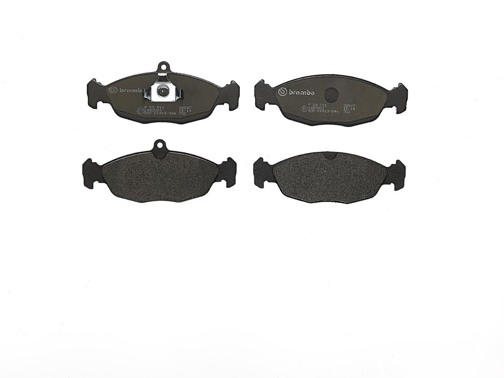 BREMBO Brake pad set OPEL,CHEVROLET,JAGUAR P 59 011 7563D688,92100964,93720456 EC11046948372,11046148,11046948322,11046948372,93176120,JLM11903