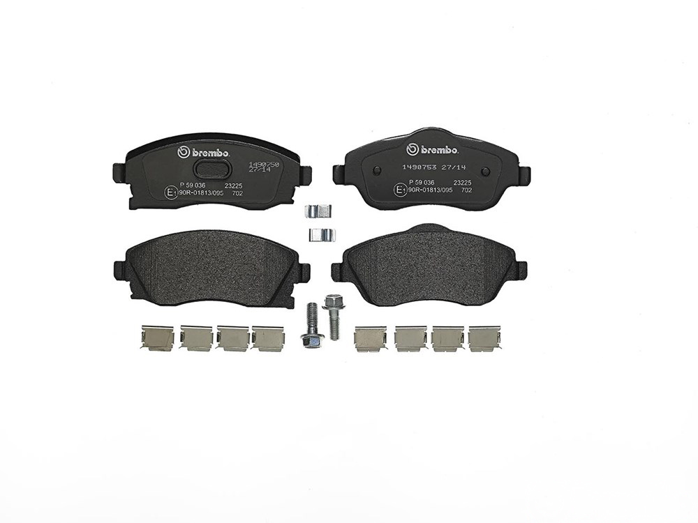 BREMBO Brake pad set OPEL,CHEVROLET,VAUXHALL P 59 036 52133755,93370275,09200108 1605081,1605092,1605316,1605317,1605964,1605974,9200108,93172261