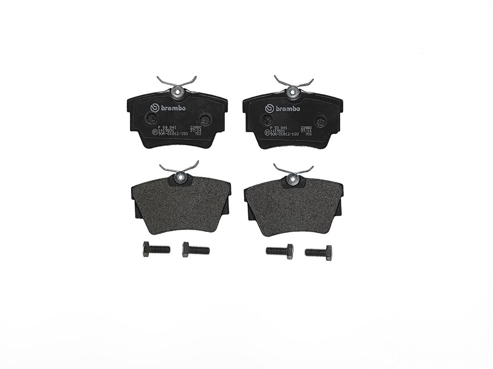 BREMBO Brake pad set PRIME LINE excl. wear warning contact P 59 041 Brake pads,Brake pad set, disc brake OPEL,RENAULT,FIAT,Vivaro A Kastenwagen (X83)
