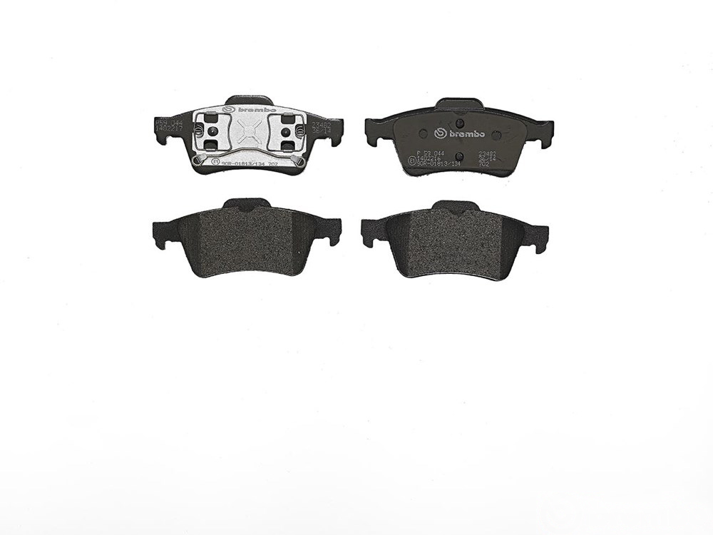 BREMBO Brake pad set RENAULT,NISSAN P 59 044 128417752,44060AV625,44060AV725 44060BA00F,7701206609,7701207767,7701207968,7701207996,8660004473
