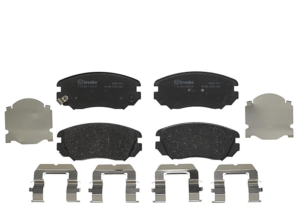 BREMBO Brake pad set PRIME LINE with acoustic wear warning P 59 054 Brake pads,Brake pad set, disc brake OPEL,CHEVROLET,SAAB,INSIGNIA Caravan,INSIGNIA