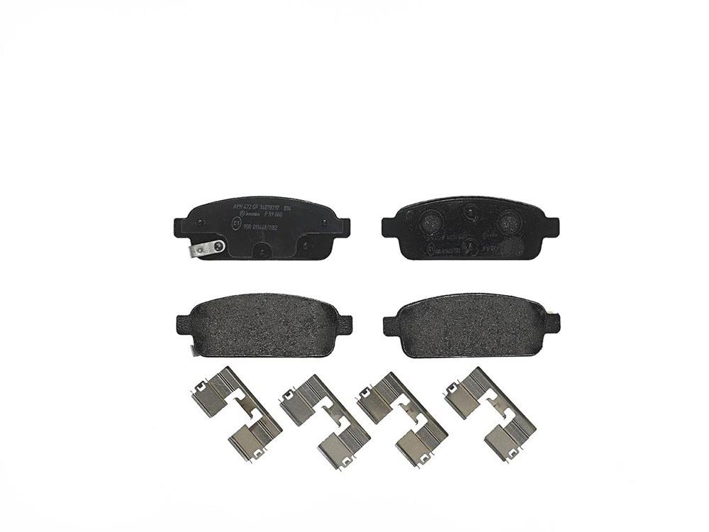 BREMBO Brake pad set OPEL,CHEVROLET,VAUXHALL P 59 080 13408579,42518441,133192294 13404405,13411380,13411383,42793718,13300868,0542039,0542040,1605140