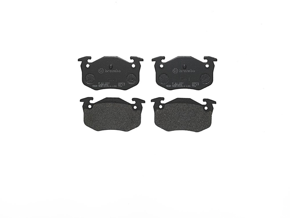 BREMBO Brake pad set RENAULT,PEUGEOT,CITROËN P 61 032 8658D1458,8658D1482,1617247980 172201,425071,425104,425146,425148,425196,425197,425256,425257